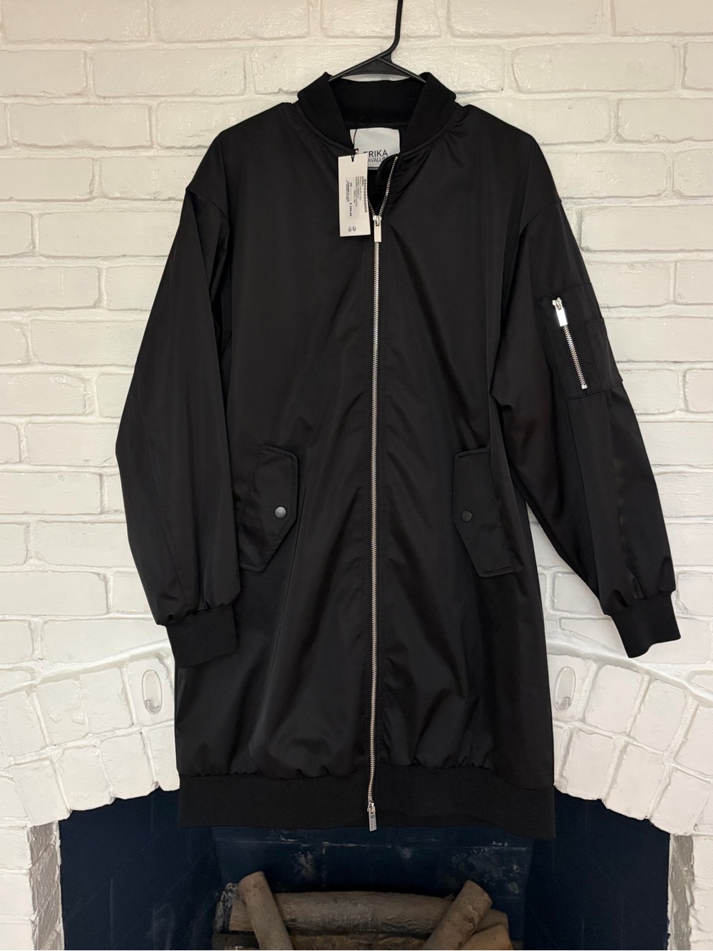 Women’s Erika Cavallini Bomber Donna nylon jacket size 42 brand new with tags